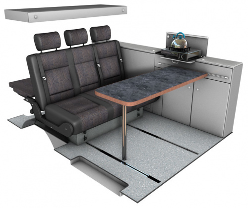 Reimo VW CityVan настоящий многофункциональный кемпер